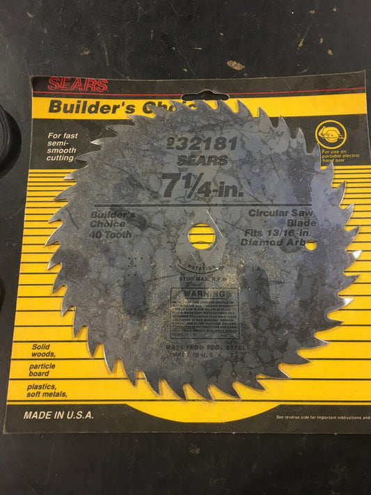 7-1/4 In. Saw Blade