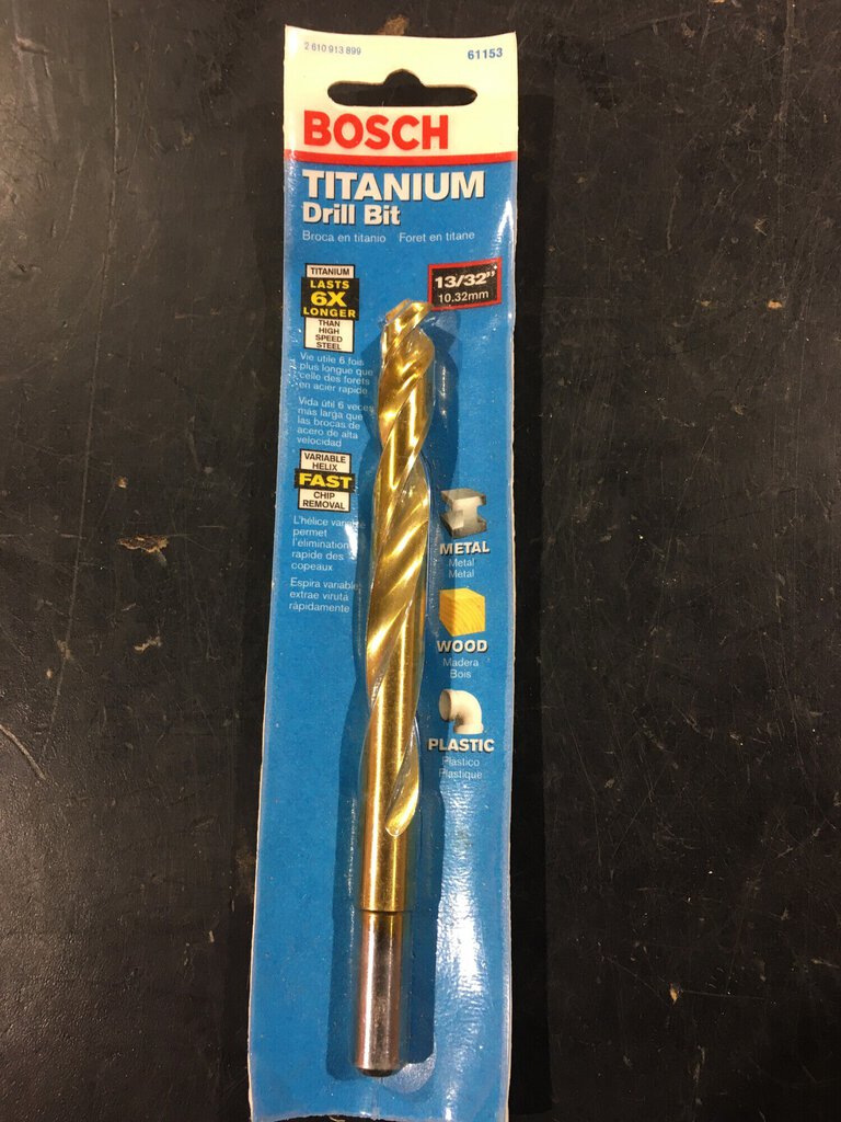 13/32 Titanium Drill Bit