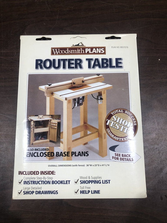 Router Table Plans