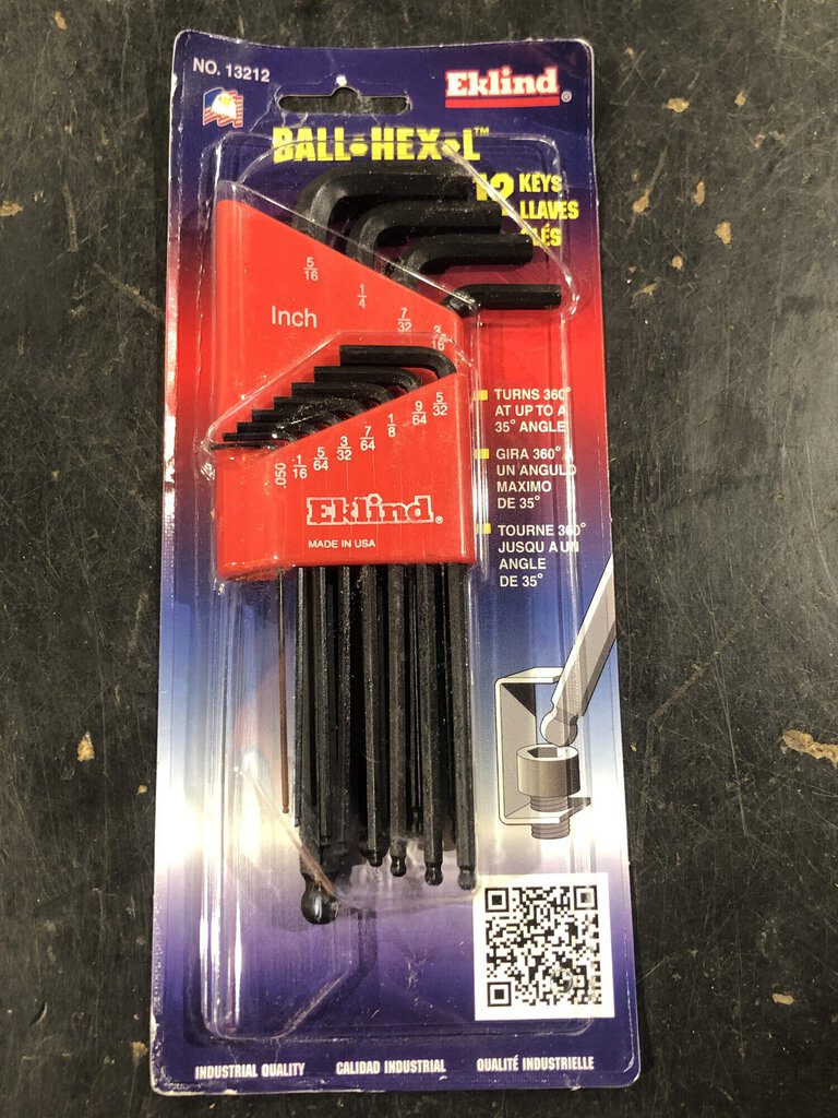 Ball End Hex Key Set.