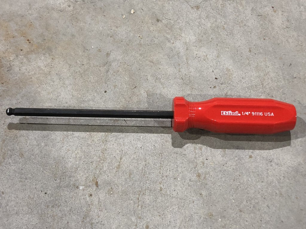 Ball End Hex Screwdriver