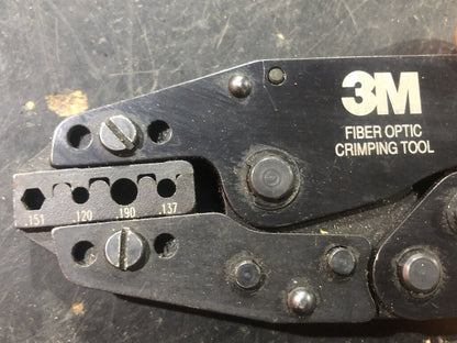 Fiber Optic Crimping Tool