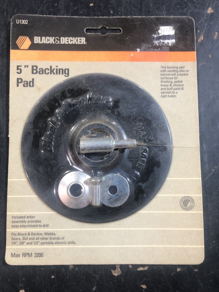 5 in. Backing Pad