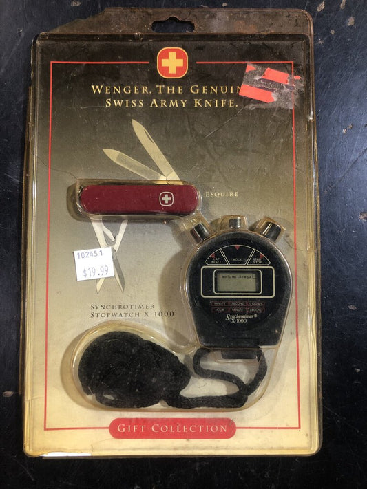 Swiss Army Knife & Synchrotimer Stopwatch