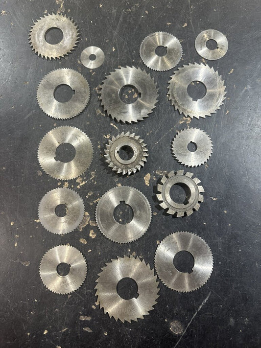 Slitting Saws & Milling Cutters – Assorted Lot