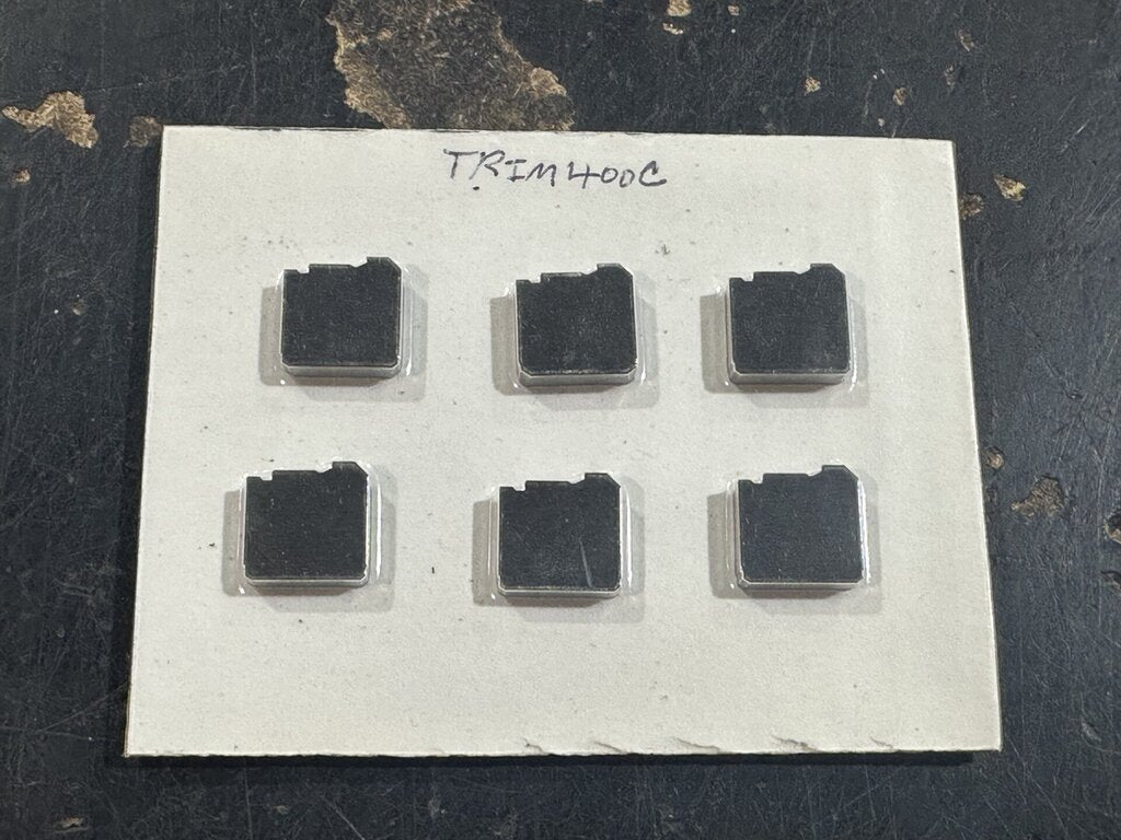 Carbide Inserts Marked TRIM 400C – Set of 6