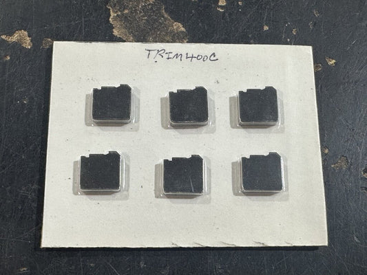 Carbide Inserts Marked TRIM 400C – Set of 6