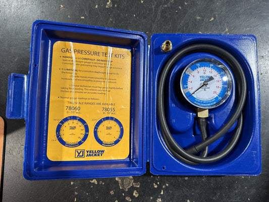Gas Pressure Test Kit