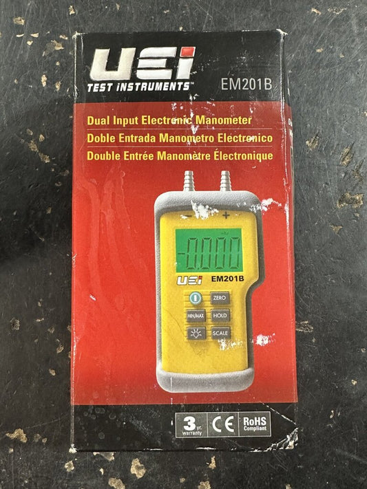 Dual Input Electronic Manometer