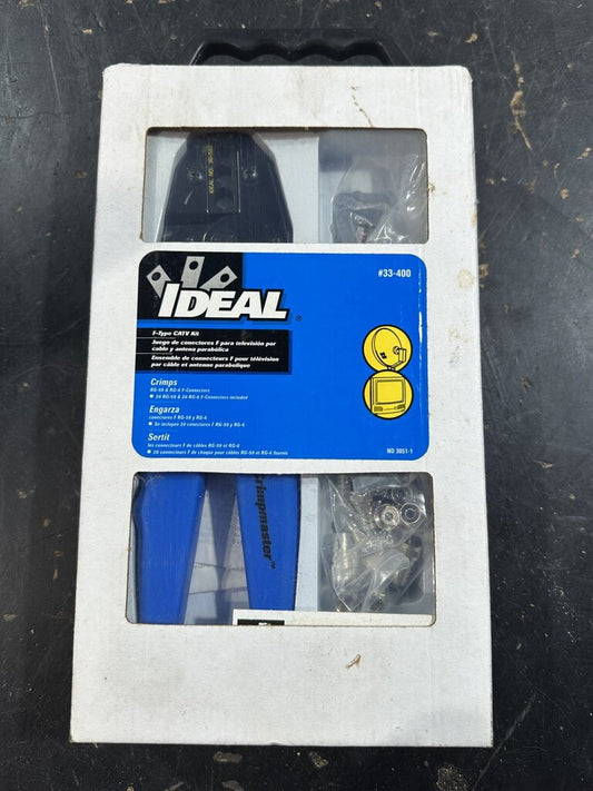 F-Type CATV Coaxial Crimp Tool Kit
