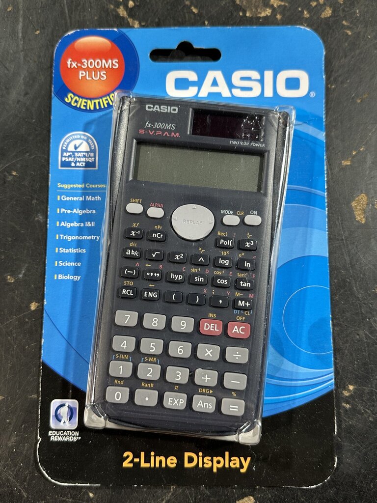Calculator with 2-Line Display
