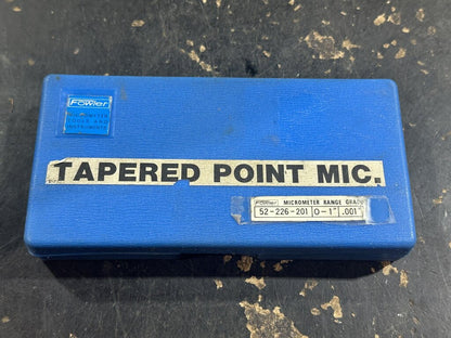 Tapered Point Micrometer
