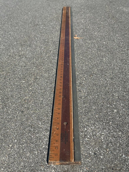 Wood & Steel Straightedge Rule