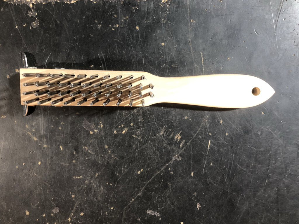 Wire Brush With Scraper