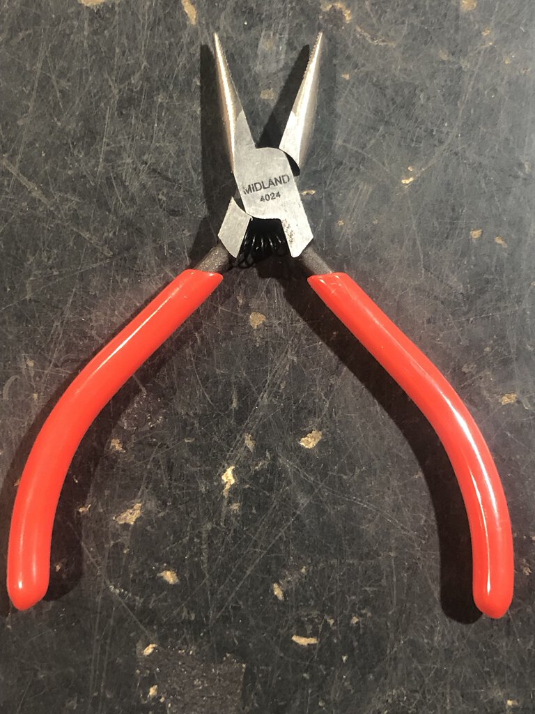 Miniature Chain Nose Pliers