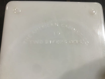 Milk Glass Small Parts Tray