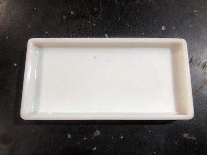 Milk Glass Small Parts Tray