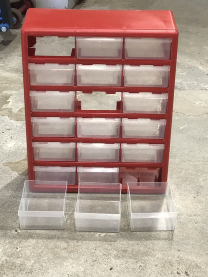 18-Drawer Small Parts Cabinet