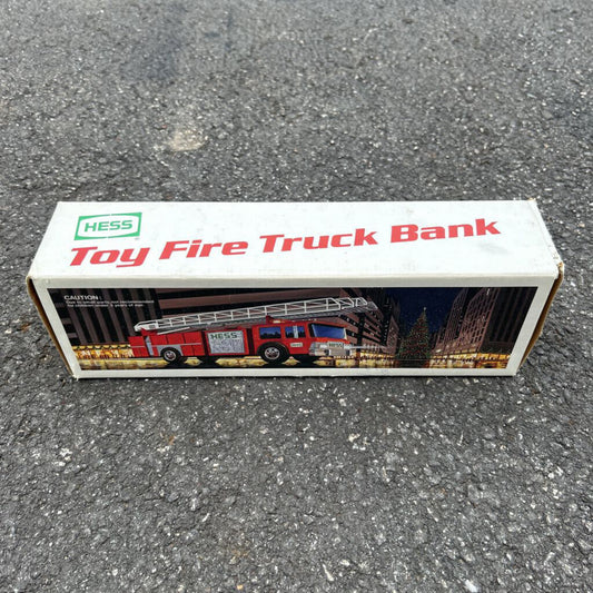 Hess Toy Fire Truck Bank