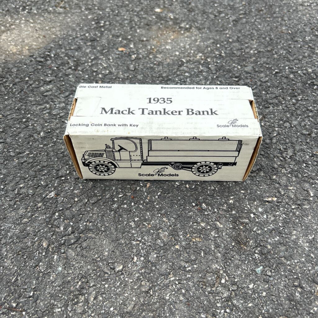 1935 Mack Tanker Bank Die-Cast Metal