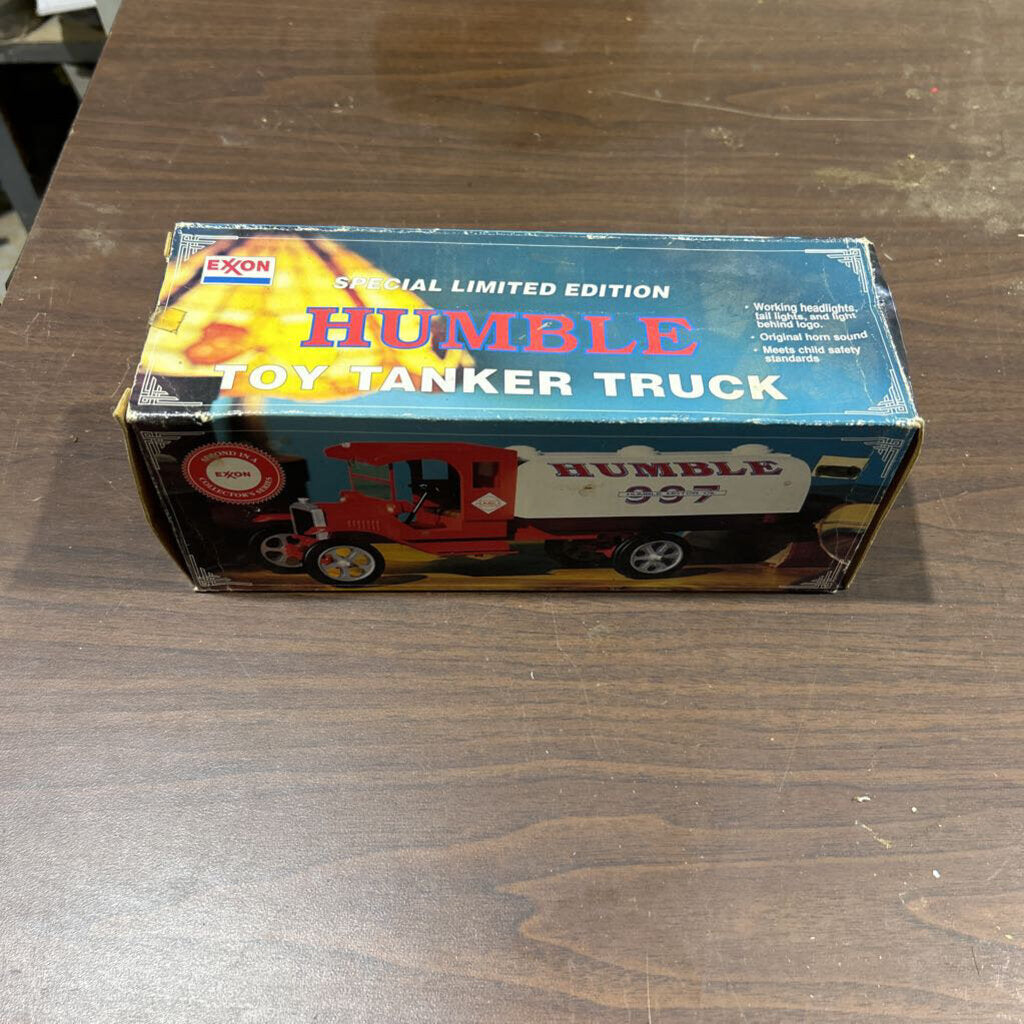 Exxon Humble Motor Oil Toy Tanker Truck