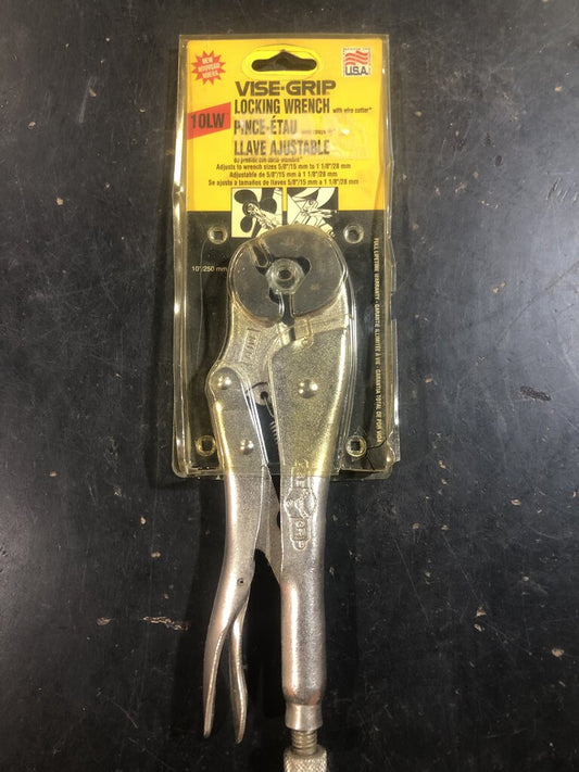 Locking Wrench with Wire Cutter