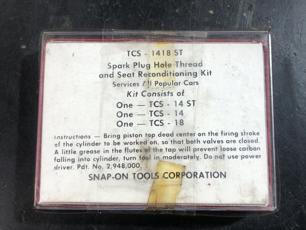 Spark Plug Hole Reconditioning Kit