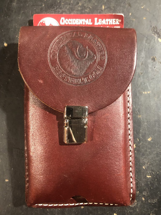 Clip-on Leather Phone Holster