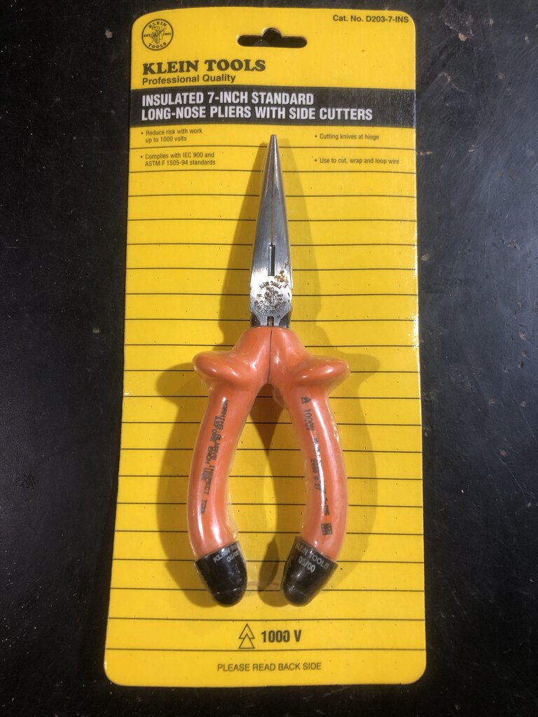 Insulated Long Nose Side-Cutter Pliers