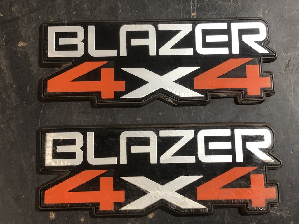 Plastic Fender Emblems