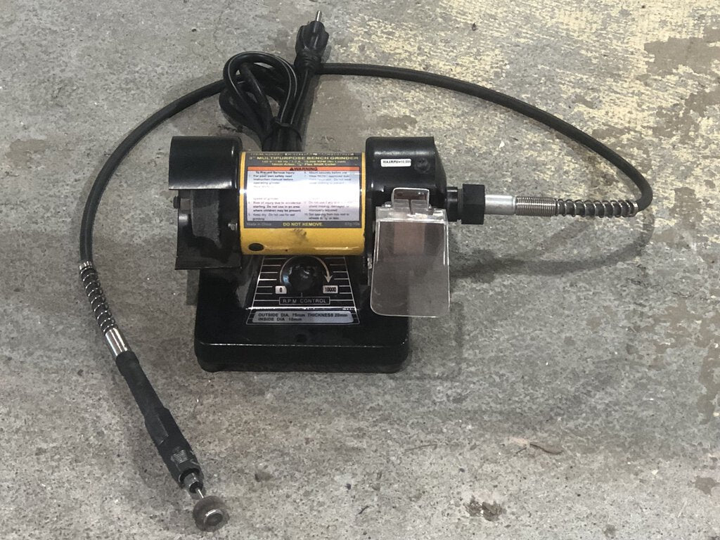 Bench Grinder with Flex Shaft