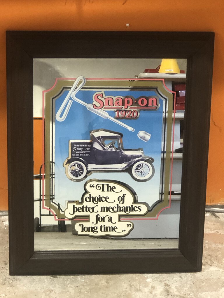 Framed Mirror Sign