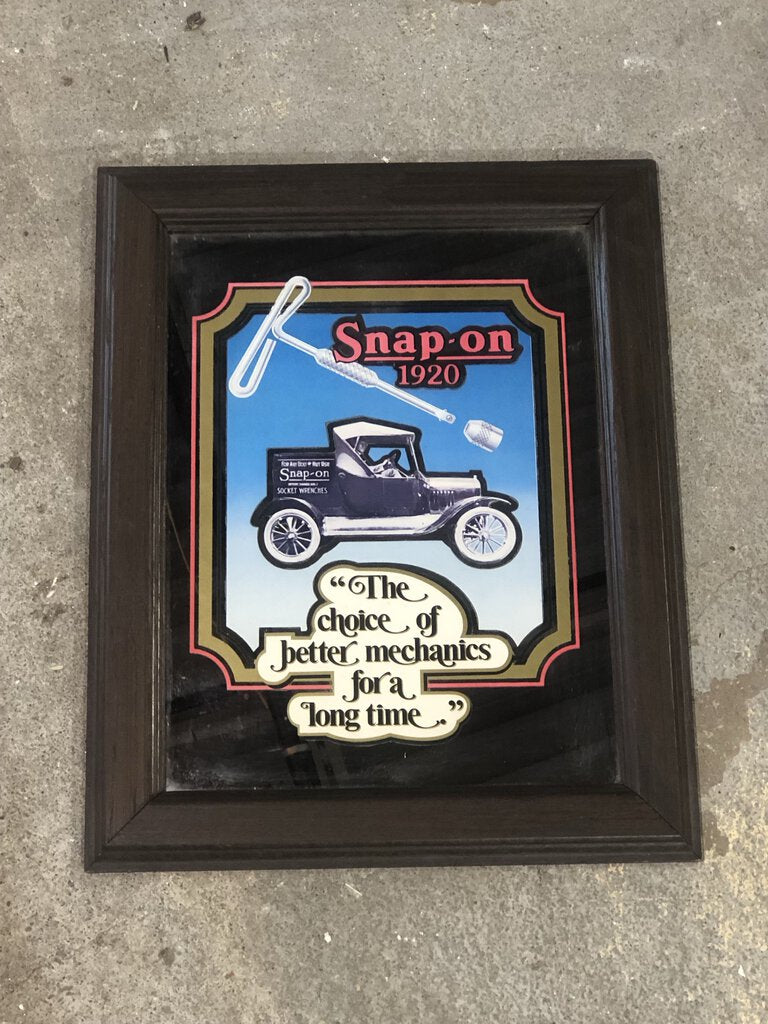 Framed Mirror Sign