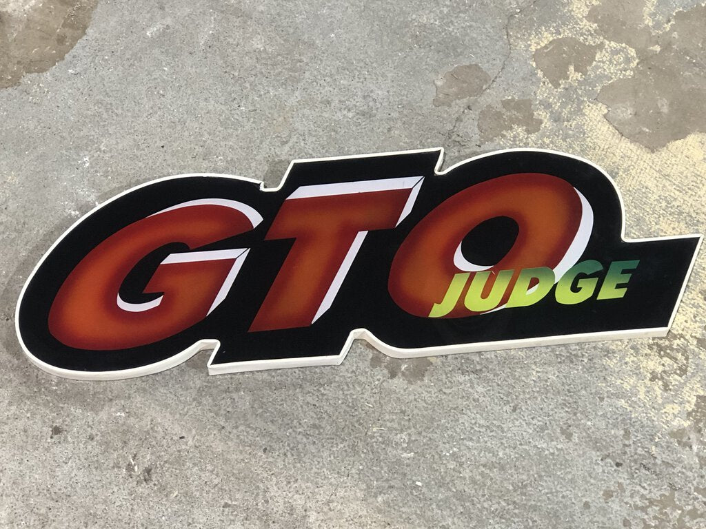 GTO Judge Sign