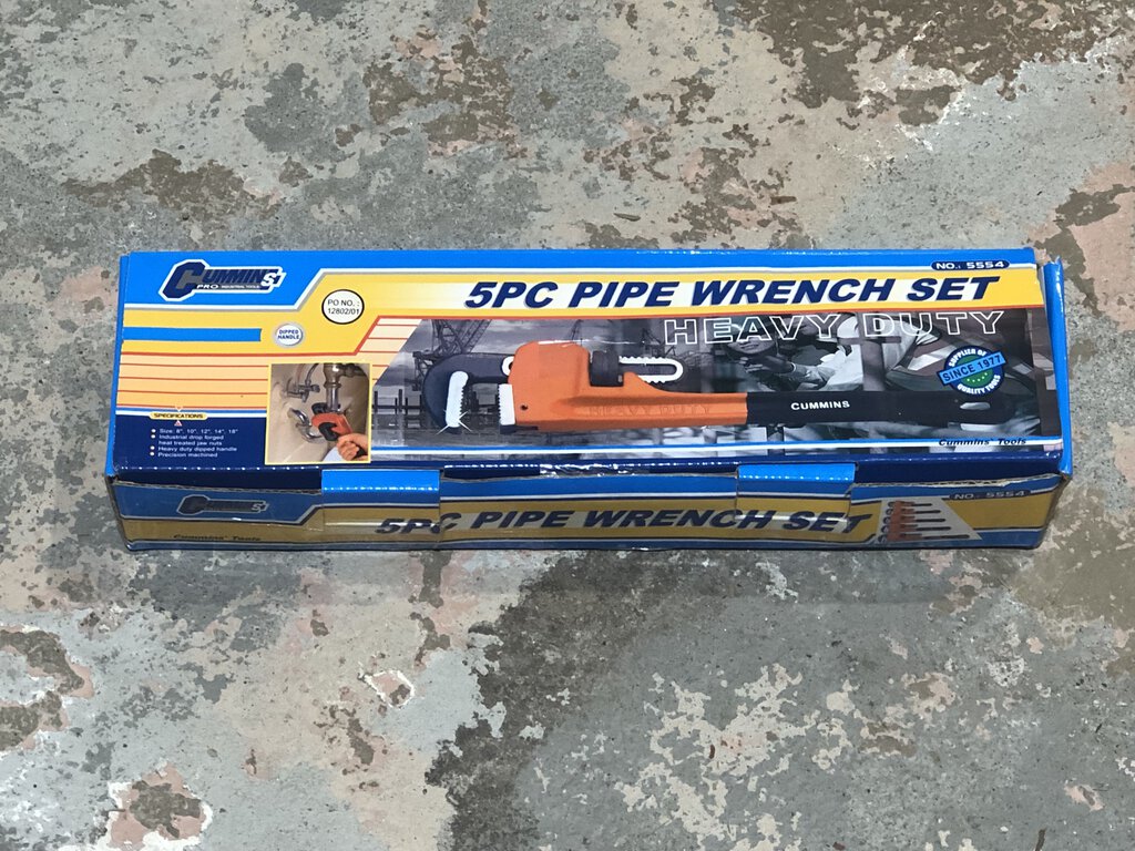 Pipe Wrench Set