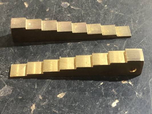 Adjustable Brass Gage and Setting Wedges