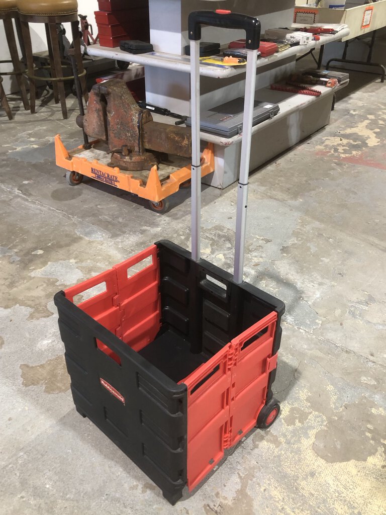 Collapsible Rolling Utility Crate