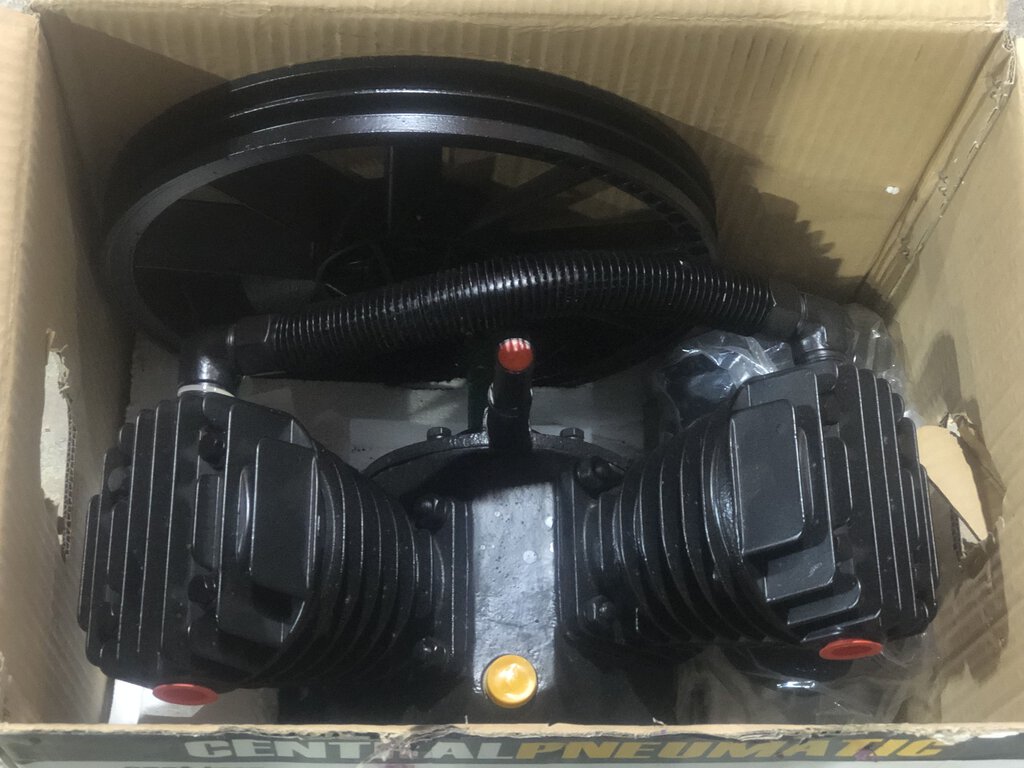 Twin Cylinder Air Compressor Pump