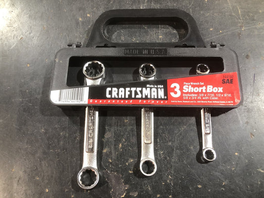 Short Double Box Wrench Set