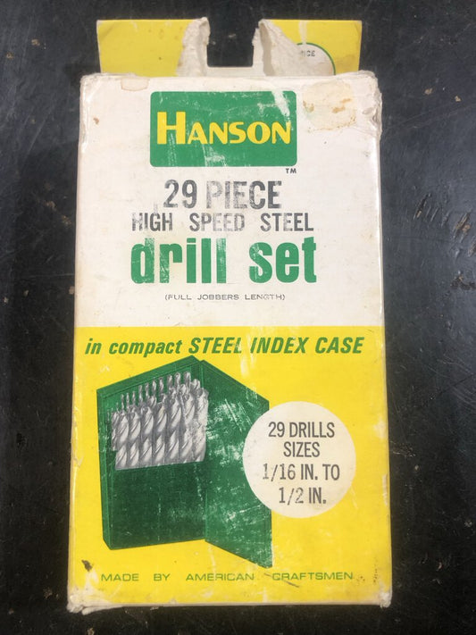 High Speed Steel Drill Set