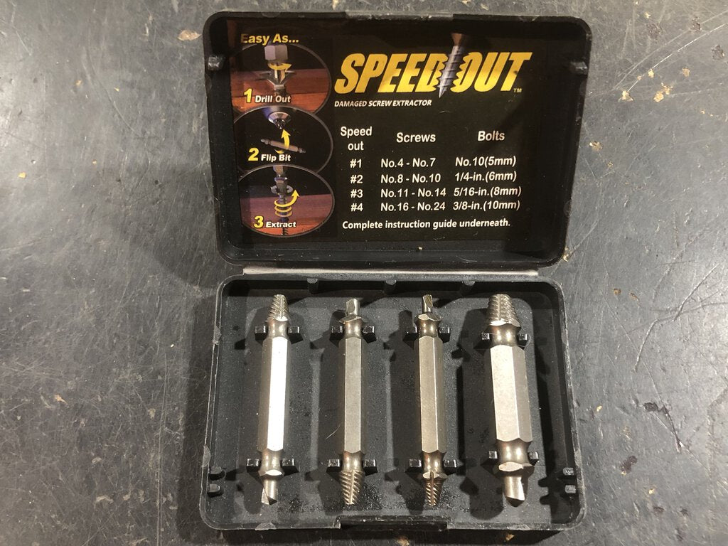 Damaged Screw Extractor Set