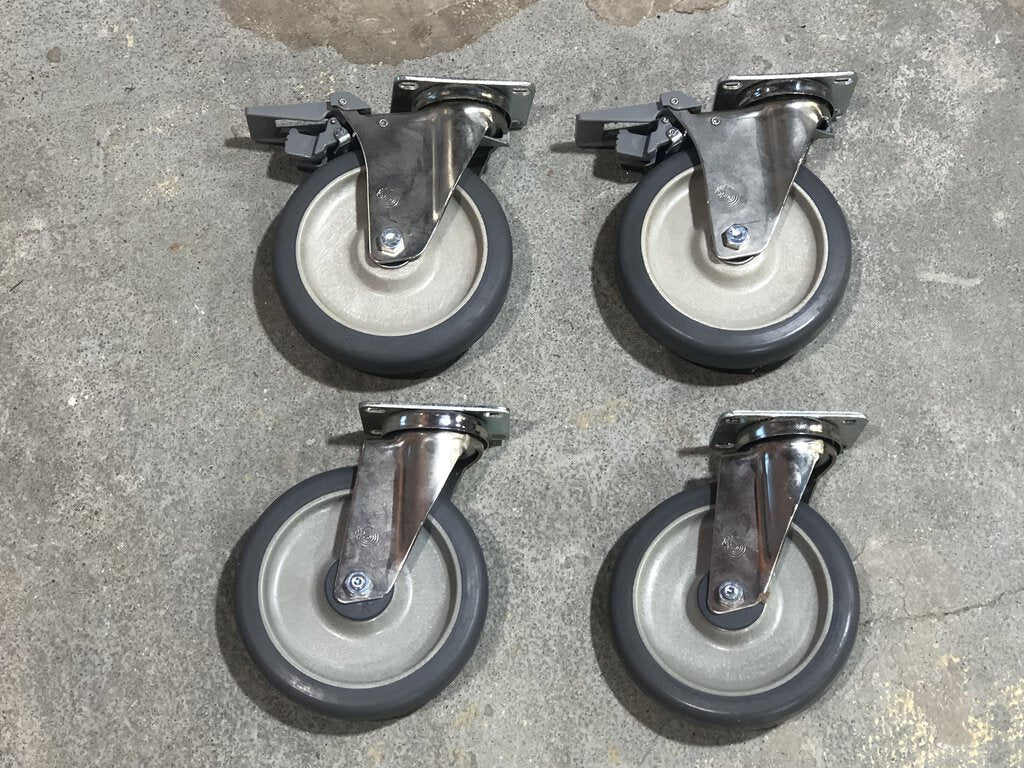 Heavy Duty Swivel Plate Caster Set