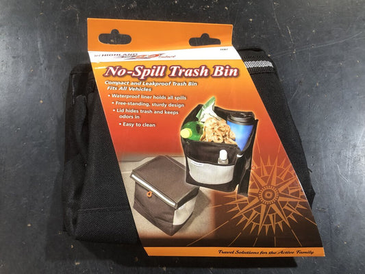 No-Spill Trash Bin