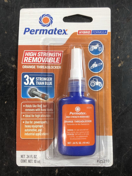 High Strength Removable Orange Threadlocker