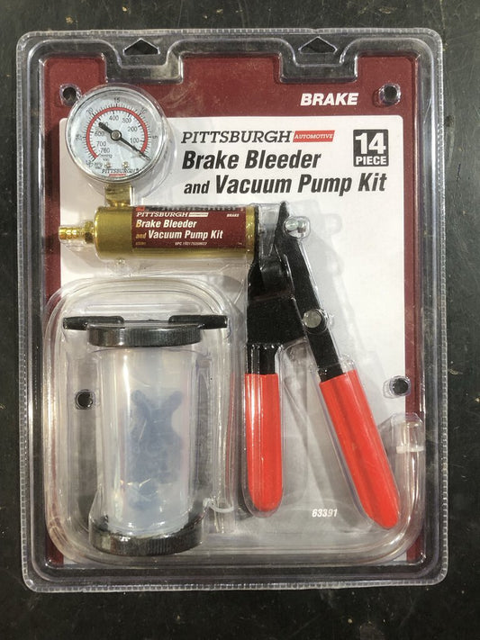 Brake Bleeder and Vacuum Pump Kit