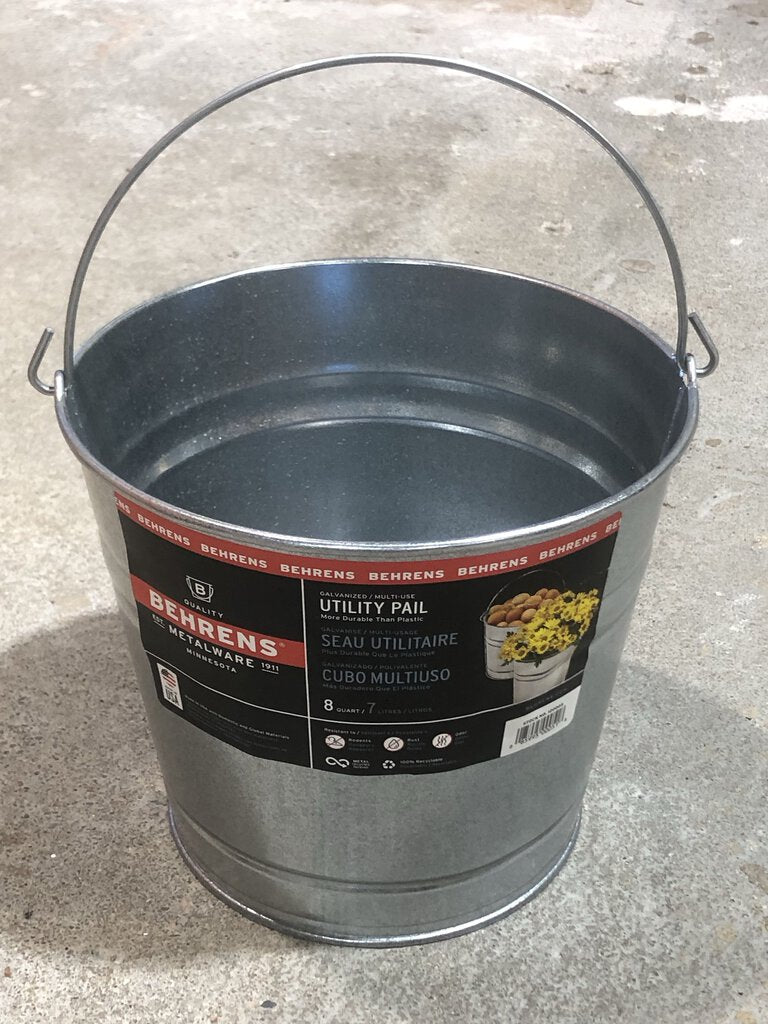 Galvanized Multi-Use Utility Pail