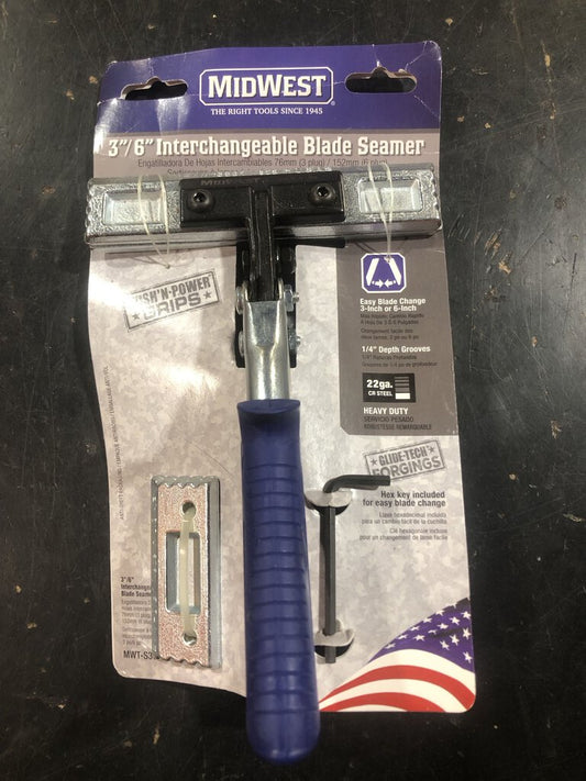 Interchangeable Blade Seamer