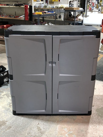 Freestanding Plastic Storage Cabinet