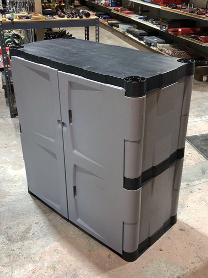 Freestanding Plastic Storage Cabinet