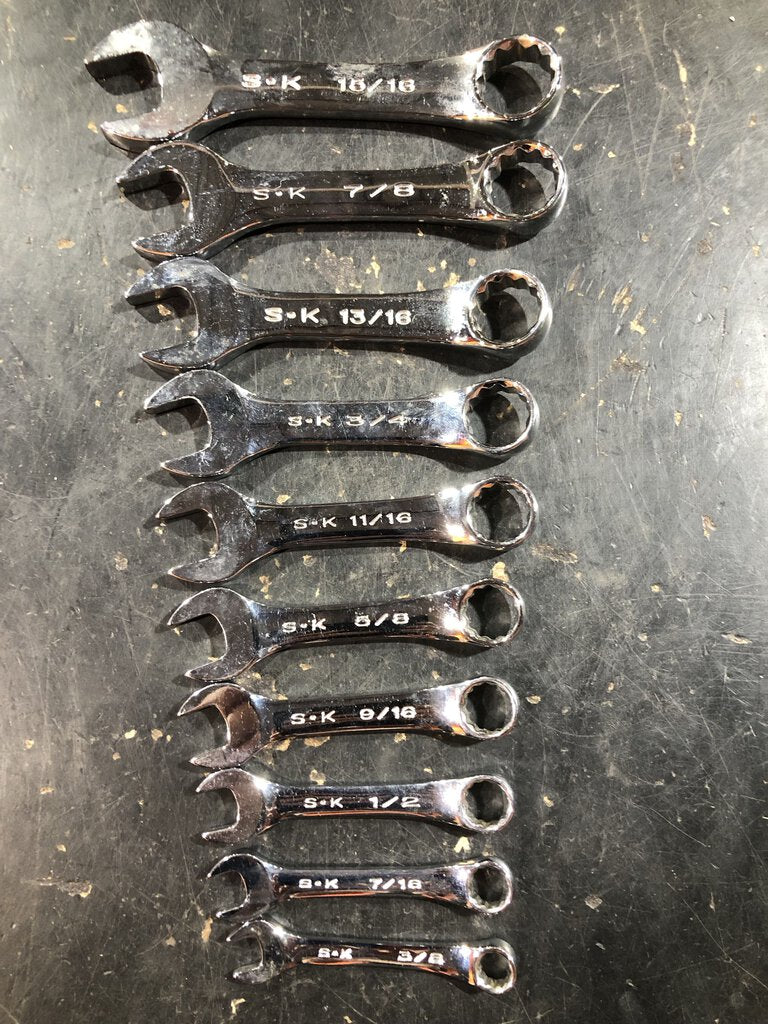 Short Combination Wrench Set